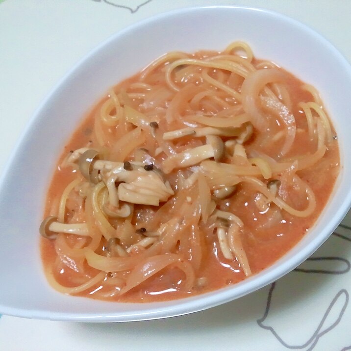 ヘルシー♪トマトミルクパスタ++